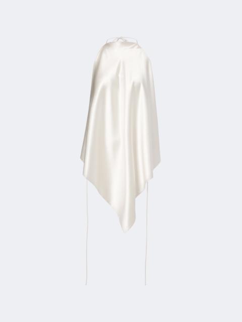 PHOEBE PHILO Open-back silk-blend satin scarf top