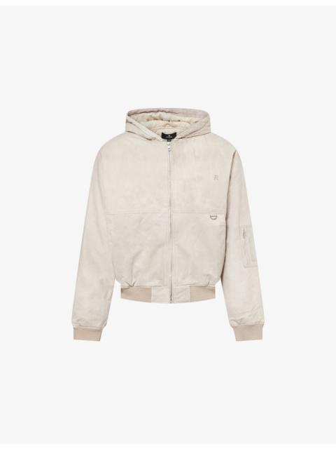 REPRESENT Hooded Padded Stretch-Cotton Jacket