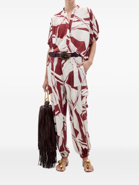 SILVIA TCHERASSI abstract susanne blouse