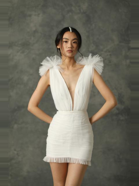 SAU LEE HARLIE TULLE MINI DRESS