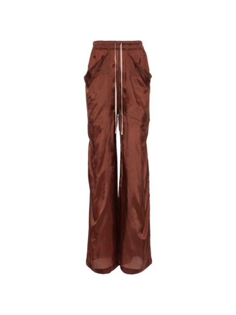 satin straight trousers