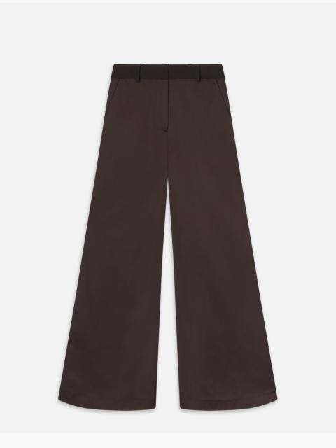 FRAME Wide Leg Trouser in Espresso