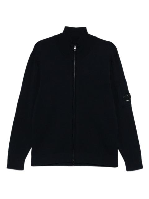 C.P. Company logo-patch sweater