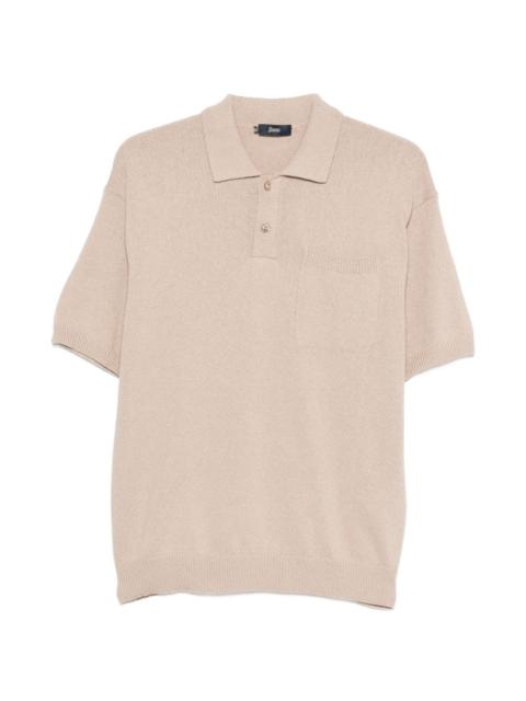 Herno chest-pocket polo shirt