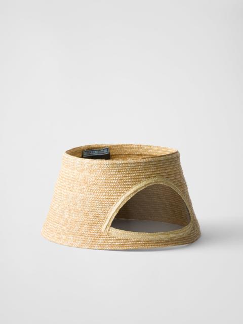 Prada Straw visor
