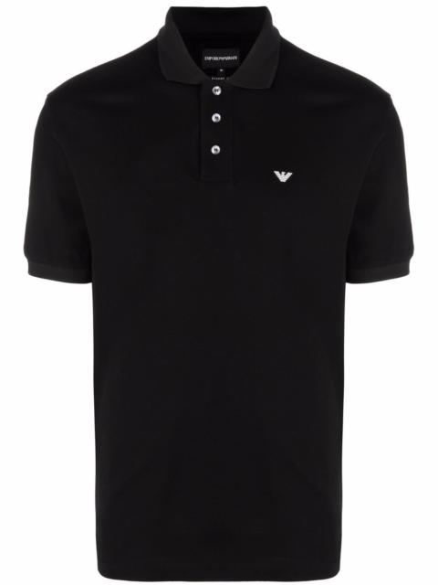 EMPORIO ARMANI logo detail polo shirt