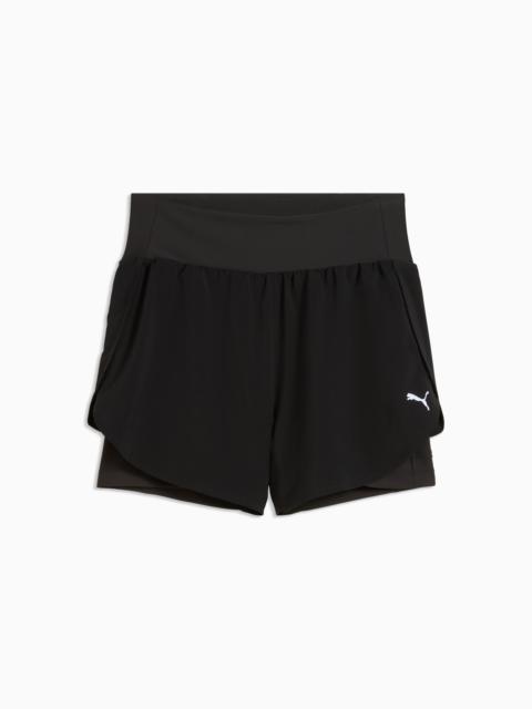 PUMA Dreamrun dryCELL Women's 3" Moisture Wicking 2-in-1 Running Shorts