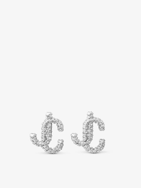 JIMMY CHOO JC Studs
Silver-Finish Metal JC Stud Earrings with Swarovski Crystals