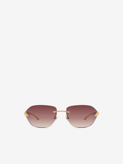 Cartier rimless tinted sunglasses