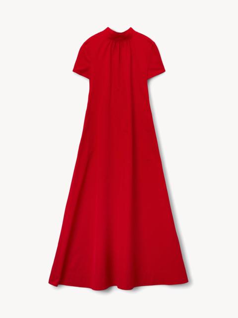 STAUD ILANA DRESS POINSETTIA