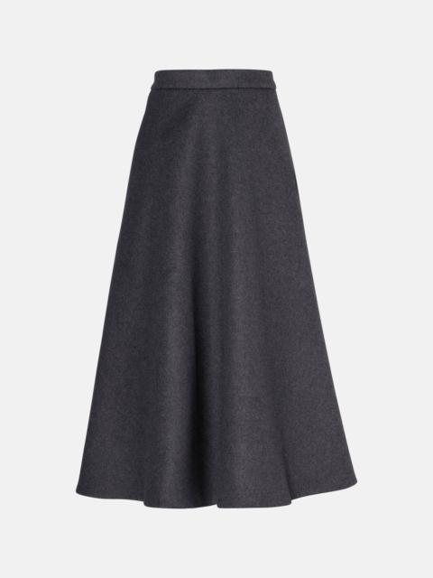 RÓHE Wool-blend midi skirt