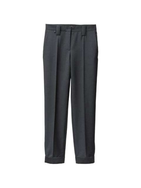 VERSACE wool-mohair formal pants