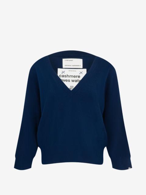 extreme cashmere n°491 Pearl V-neck sweater