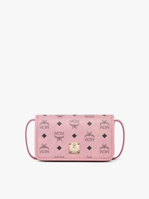 MCM Aren Crossbody Wallet in Visetos
