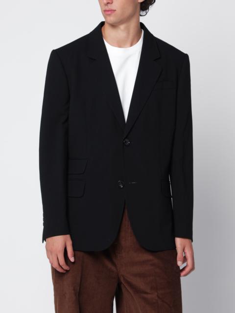 AMI Paris Black straight wool blazer