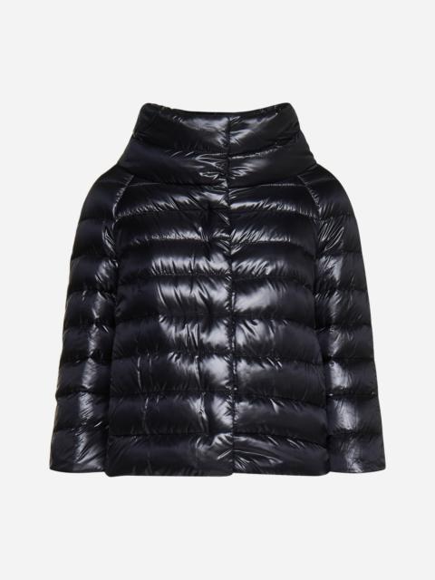 Sofia quilted nylon down jacket