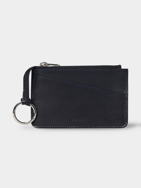 The Row Zip Wallet in Calf Leather