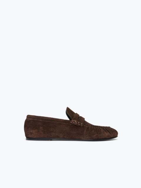FRĒDA SALVADOR SYDNEY RUCHED PENNY LOAFER
