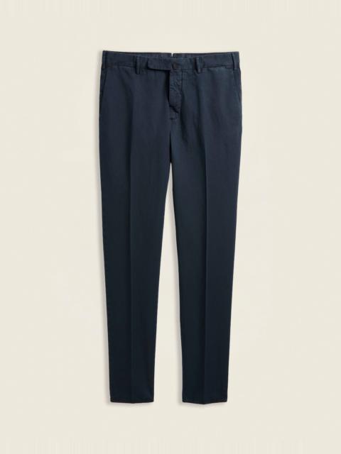 SLOWEAR Slim fit cotton and linen trousers