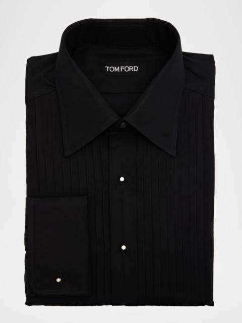 TOM FORD Men's Cotton Plisse Dress Shirt