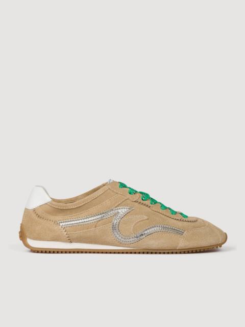 Sandro LIGHT WAVE SUEDE SNEAKERS