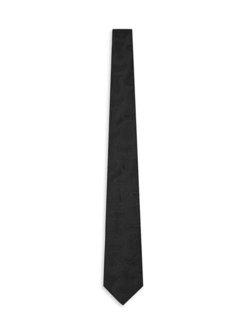 GIORGIO ARMANI Men's Jacquard Silk Tie - Black