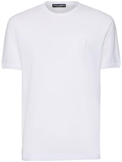 Dolce & Gabbana Cotton jersey logo t-shirt