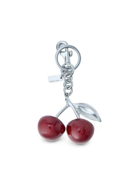 COACH cherry charm keyring
