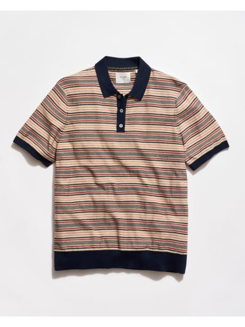 Billy Reid Vintage Stripe Sweater Polo