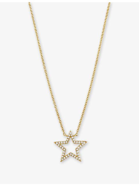 ROXANNE FIRST Star 14ct Yellow-Gold And 0.25ct Diamond Necklace