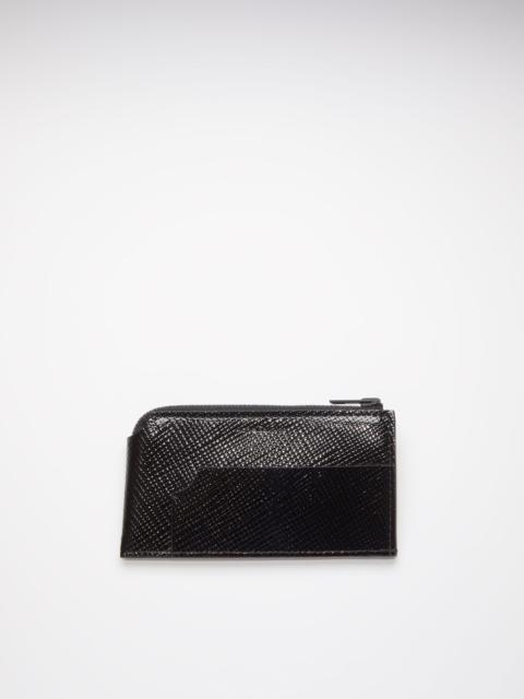 Acne Studios Zippered wallet - Black