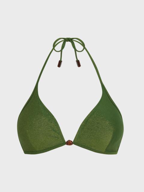 Vilebrequin WOMEN TRIANGLE BIKINI TOP IRIDESCENT JERSEY