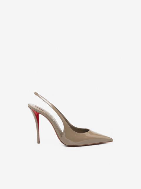 Christian Louboutin Miss Z sling back slingback pumps patent calf leather