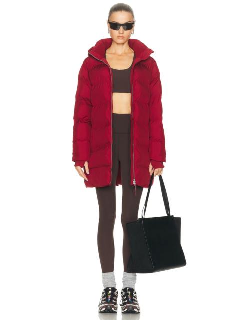 BEYOND YOGA Warm Up Long Puffer Jacket