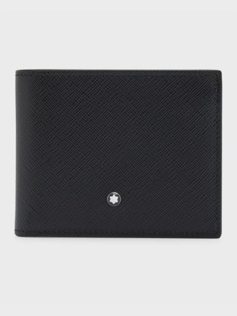 Montblanc Men's Saffiano Leather Sartorial Bifold Wallet