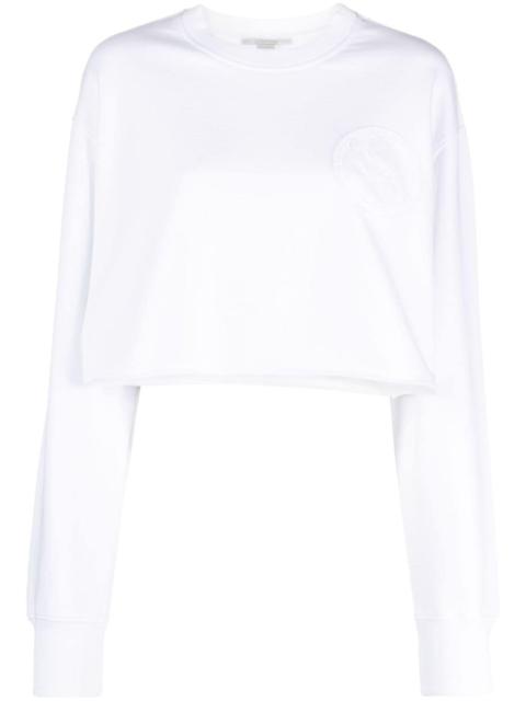 Stella McCartney S-Wave cropped sweatshirt