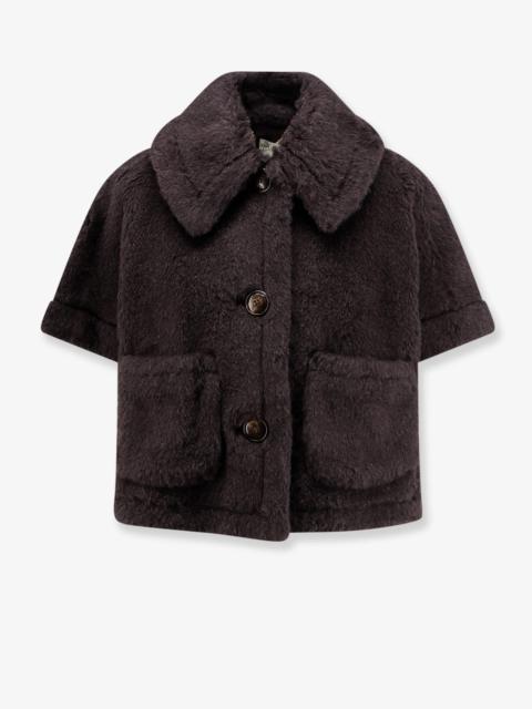 Max Mara Newterzo1 Alpaca, Virgin Wool And Silk Coat
