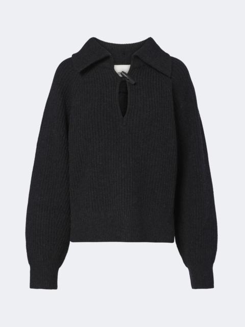 Isabel Marant Miranda wool and cashmere polo sweater