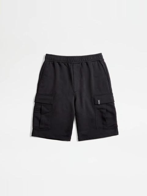 Tod's JOGGER SHORTS NO_CODE - BLACK