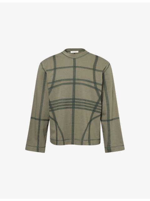 Craig Green Flatlock-Stitch Crewneck Cotton Top