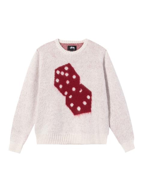 Stüssy Stussy Dice Mohair Sweater 'Bone'