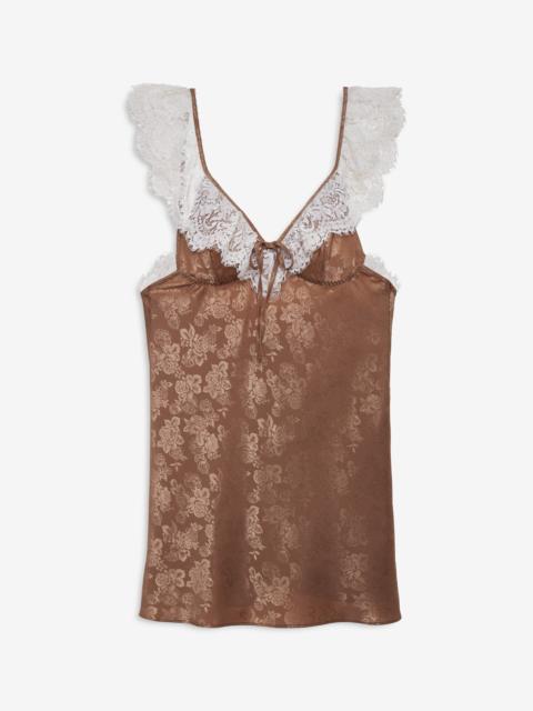 For Love & Lemons Audrey Mini Slip Dress