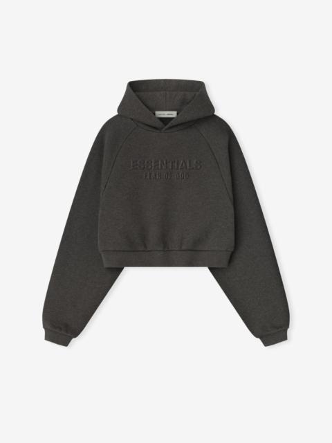 ESSENTIALS Womens Embossed 90s Raglan Hoodie