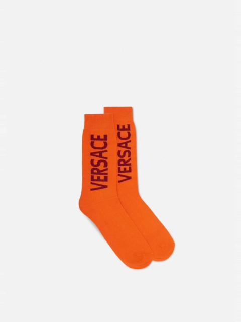 VERSACE Versace Logo Socks