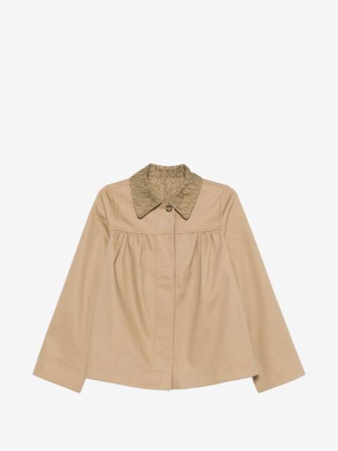 DAMSON MADDER. Mini Mercedes reversible lace-collar jacket