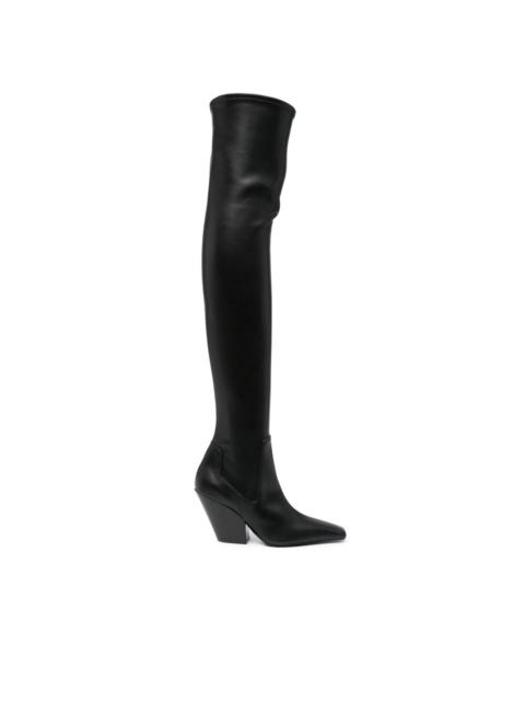 【CASADEI】 Charlie レイヤード ブーツ CASADEI layered mid-calf boots | REVERSIBLE