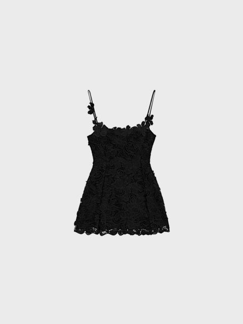 Blumarine SHORT MACRAME LACE DRESS