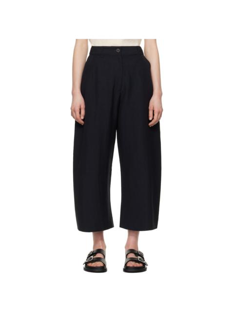 Studio Nicholson Navy Chalco Trousers