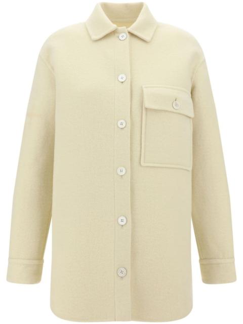 Jil Sander logo-jacquard jacket