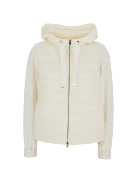 Herno hooded zip puffer jacket